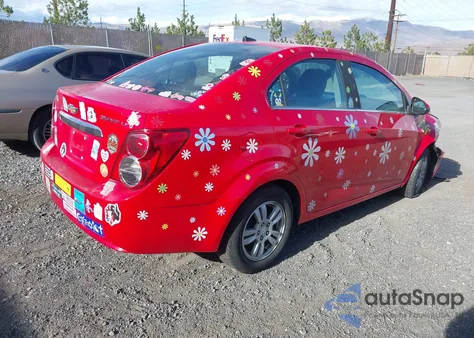 2014 Chevrolet Sonic Lt Auto из США, поврежденный, VIN 1G1JC5SH5E4109056